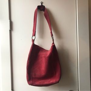 ABLE suede bag